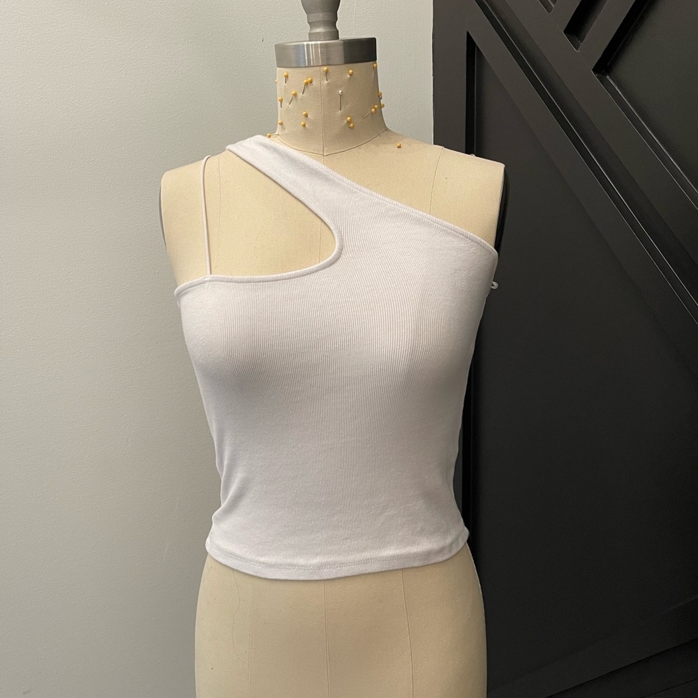 Zara Asymmetrical One Shoulder Tank